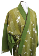 NEW【ハーフ衣裳/稽古着】116 グリーン限定１着(2種類) ・白灰限定1着