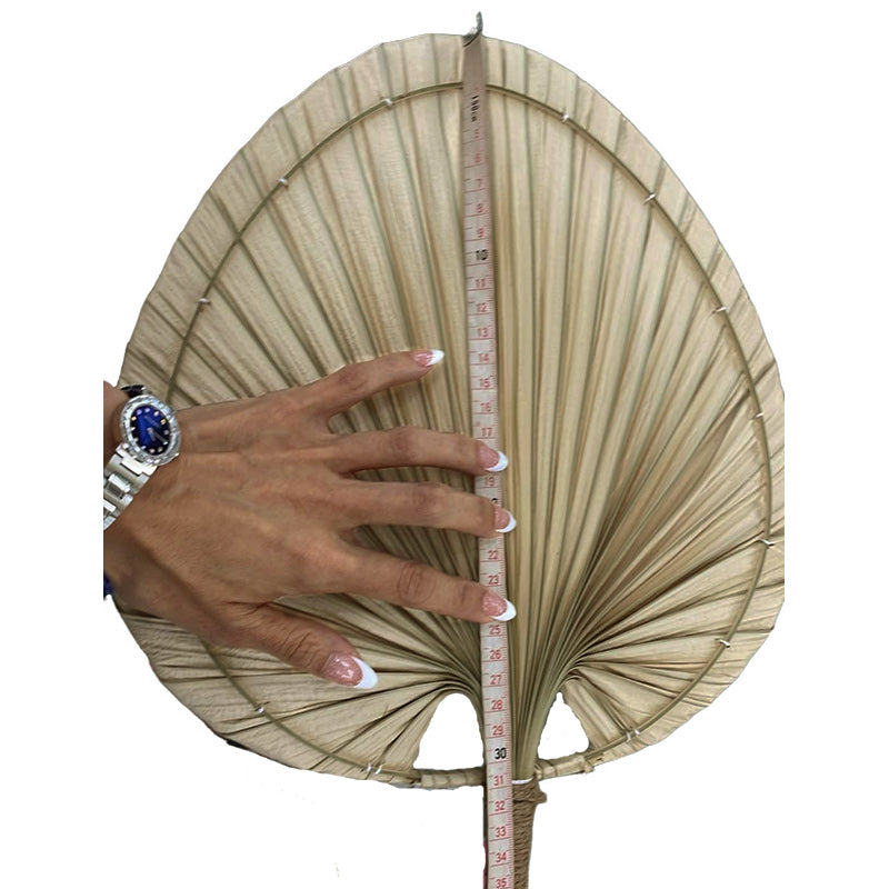 ハート型クバ扇