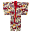 紅型打ち掛け 一越大鶴丸柄 仕立て上がり