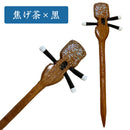 つは琉球店オリジナル 全5色 三線かんざし ジーファー 再生木材