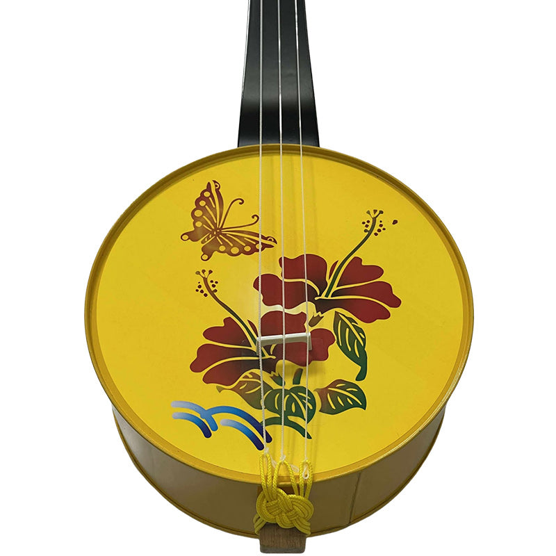 【完成品】オリジナルピック付き 完成品カンカラ三線 4色