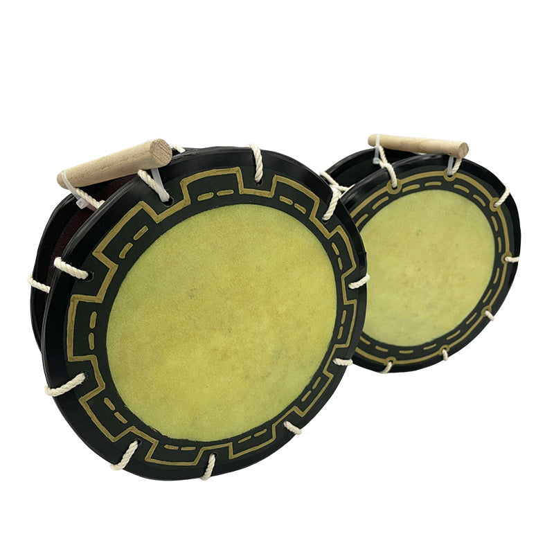 締め太鼓 24cm【手持ち取っ手・バチ付き】チーガ2色