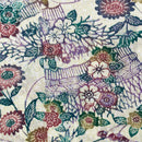 紅型花柄 紗 全2色 着物反物