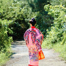 紅型打掛「一越松柄」