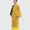 【ハーフ衣裳/稽古着】絣柄（黄色×黒）