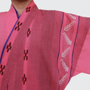 【ハーフ衣裳/稽古着】かすり柄（ピンク）