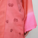 【ハーフ衣裳/稽古着】シーサーがいっぱい（ピンク）