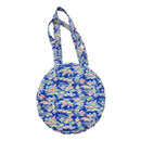 【持運びに便利】締め太鼓ケース（青・キルティング）