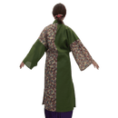 【ハーフ衣裳/稽古着】抹茶×紅型