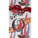 一越 大鶴丸 白 着物反物