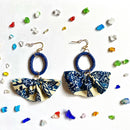 【ピアス】うるまの海 ポリマークレイピアス