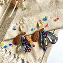 【ピアス】ゆんたく ポリマークレイピアス