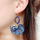 【ピアス】うるまの海 ポリマークレイピアス