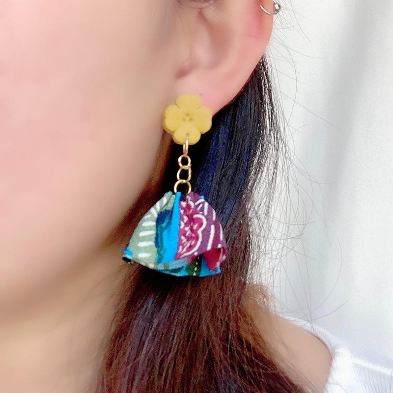 【ピアス＆イヤリング】秋晴れ ポリマークレイピアス