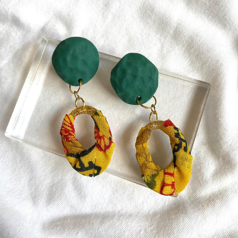 【ピアス＆イヤリング】秋のはじまり ポリマークレイピアス