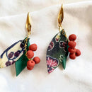 【ピアス】月桃 ポリマークレイピアス