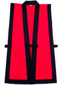 つは琉球店定番エイサー打掛（黒ふち×赤無地）