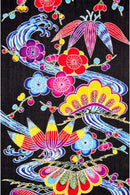 紅型柄　紗大松竹梅 着物反物