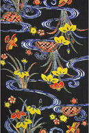 紅型柄　紗アヤメ 着物反物