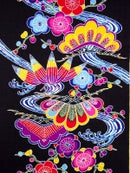 紅型柄　一越大松竹梅1 着物反物