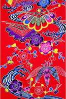 紅型柄　一越大松竹梅1 着物反物