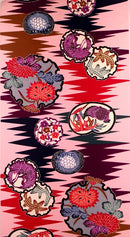 紅型柄　一越イナズマ柄 着物反物