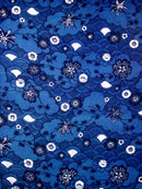 紅型柄　一越青海波 着物反物