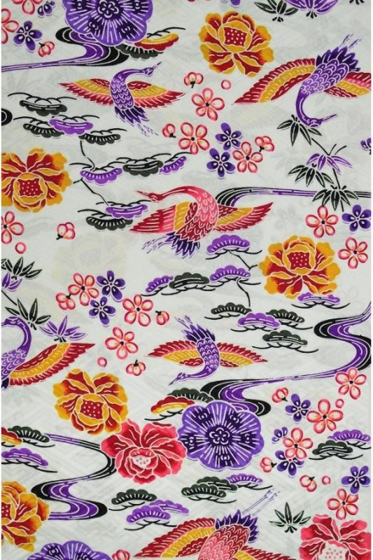 リンズ　ボタン柄 着物反物