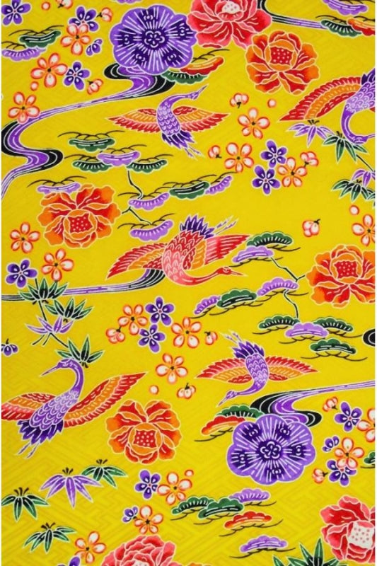 リンズ　ボタン柄 着物反物