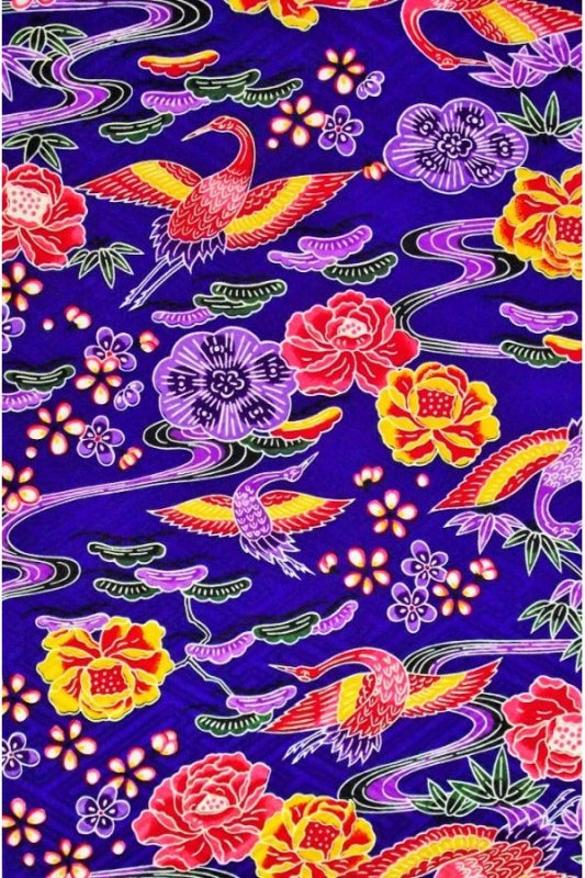 リンズ　ボタン柄 着物反物