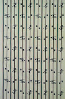 一越ツバメかすり柄 着物反物