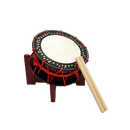 外国製座敷用締め太鼓 35cm