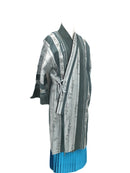 【ハーフ衣裳/稽古着】かすり柄 　      　　　グレー色