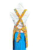 琉球染物 紅型エプロン ポケット付き 2サイズ＜イエロー＞