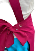 琉球染物 紅型エプロン ポケット付き_2サイズ＜ピンク＞