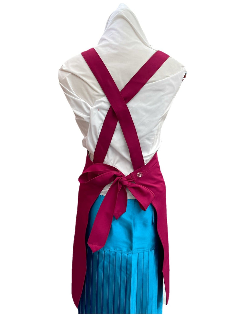 琉球染物 紅型エプロン ポケット付き_2サイズ＜ピンク＞