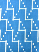 紗　万丈かすり柄 着物反物