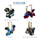 【ピアス＆イヤリング】サガリバナ 紅型ピアス