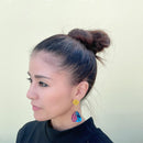 【ピアス＆イヤリング】秋晴れ ポリマークレイピアス