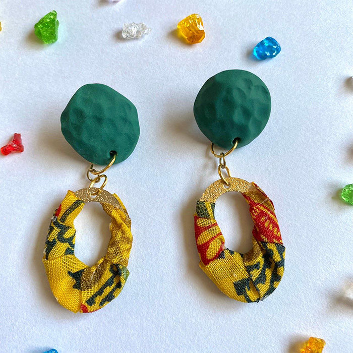 【ピアス＆イヤリング】秋のはじまり ポリマークレイピアス