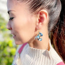 【ピアス＆イヤリング】サガリバナ 紅型ピアス